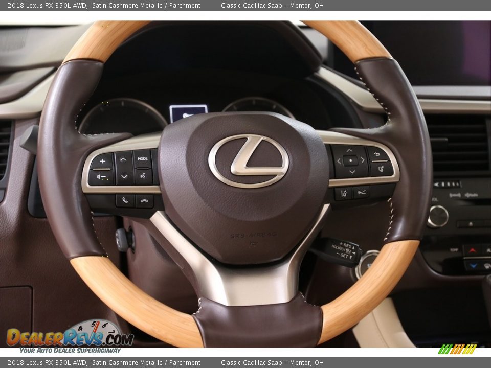 2018 Lexus RX 350L AWD Satin Cashmere Metallic / Parchment Photo #7