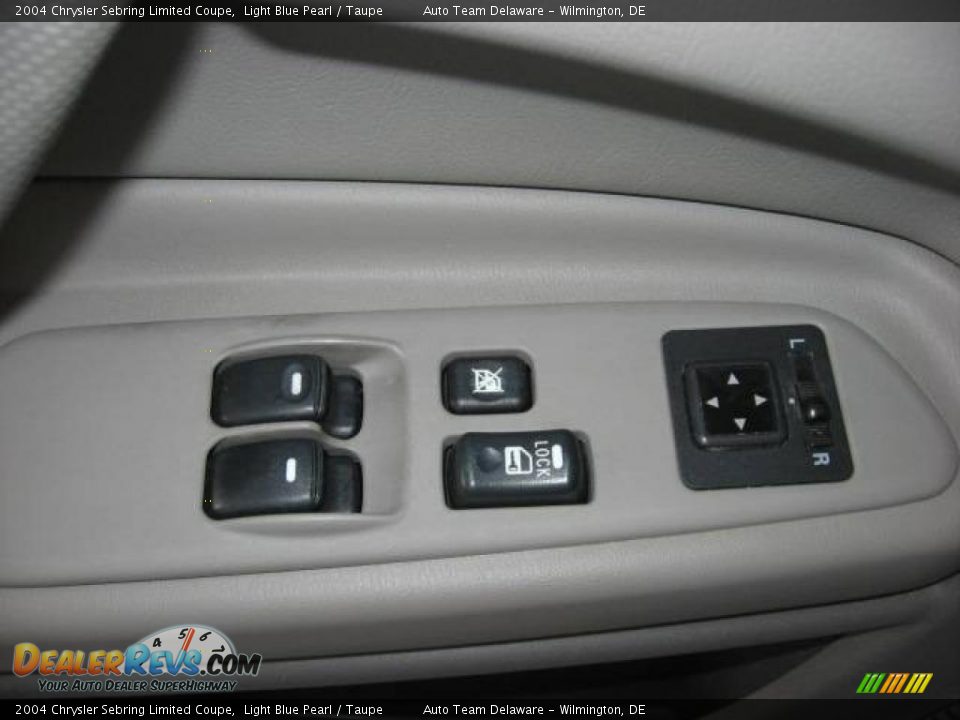 2004 Chrysler Sebring Limited Coupe Light Blue Pearl / Taupe Photo #21