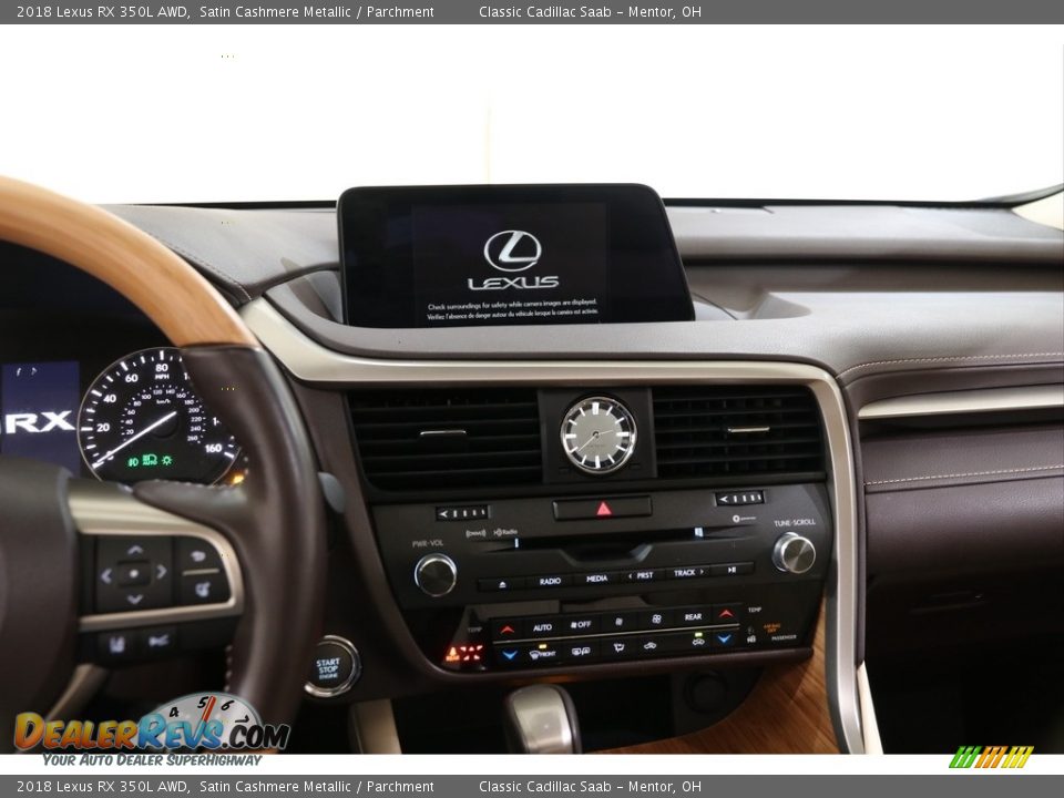 2018 Lexus RX 350L AWD Satin Cashmere Metallic / Parchment Photo #9