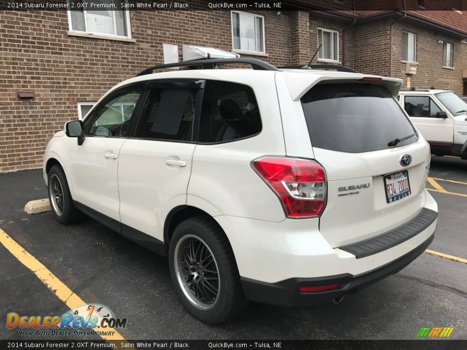 2014 Subaru Forester 2.0XT Premium Satin White Pearl / Black Photo #3