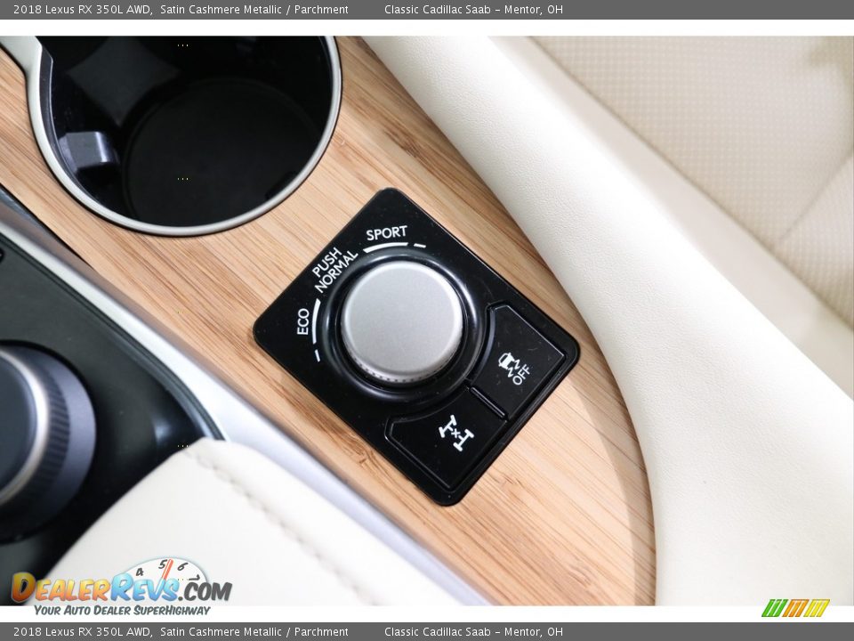 2018 Lexus RX 350L AWD Satin Cashmere Metallic / Parchment Photo #14