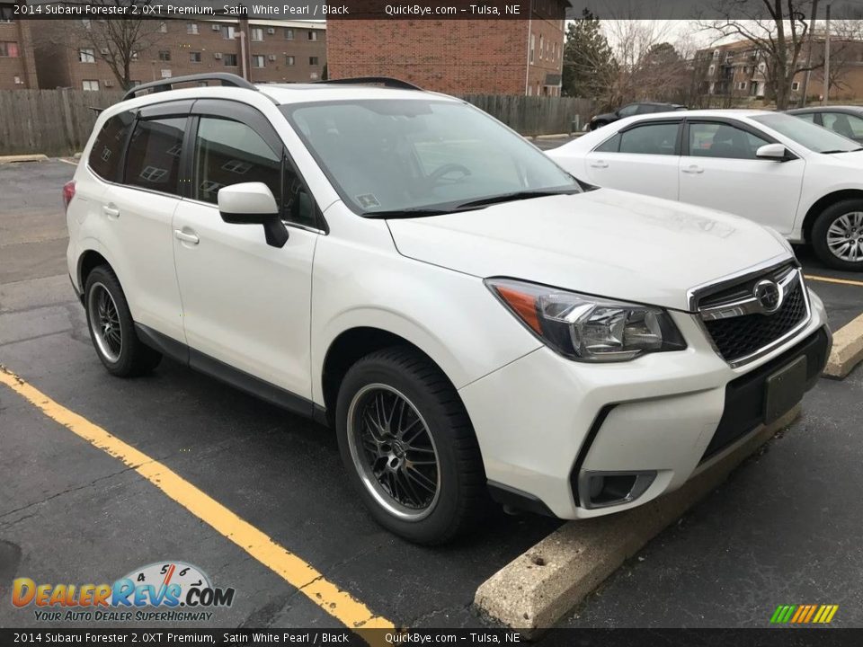 2014 Subaru Forester 2.0XT Premium Satin White Pearl / Black Photo #8