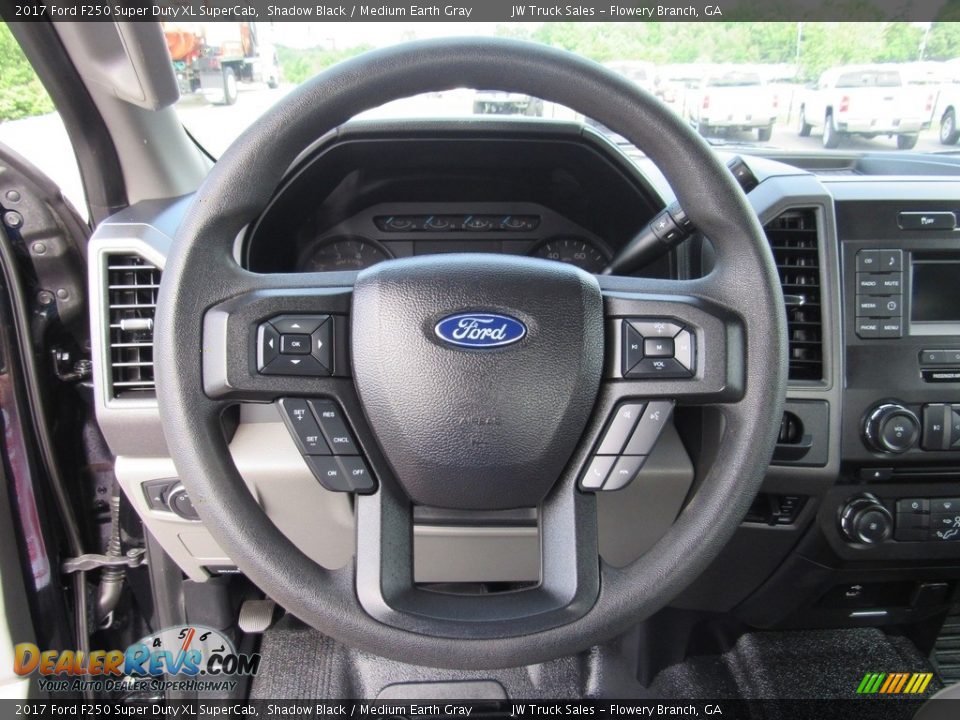 2017 Ford F250 Super Duty XL SuperCab Steering Wheel Photo #23