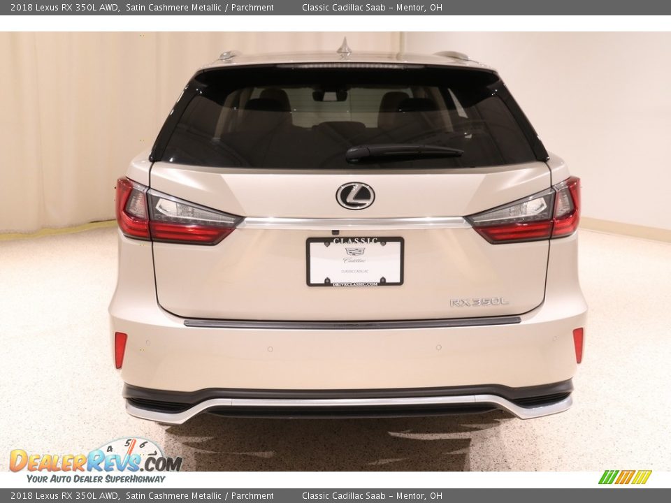 2018 Lexus RX 350L AWD Satin Cashmere Metallic / Parchment Photo #20