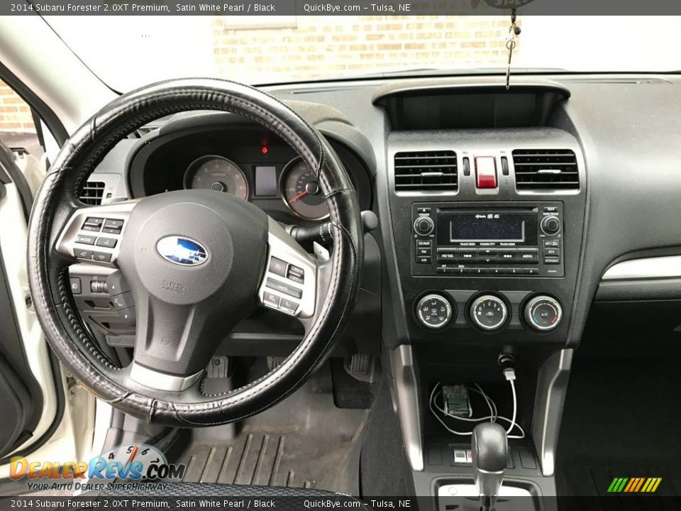2014 Subaru Forester 2.0XT Premium Satin White Pearl / Black Photo #12
