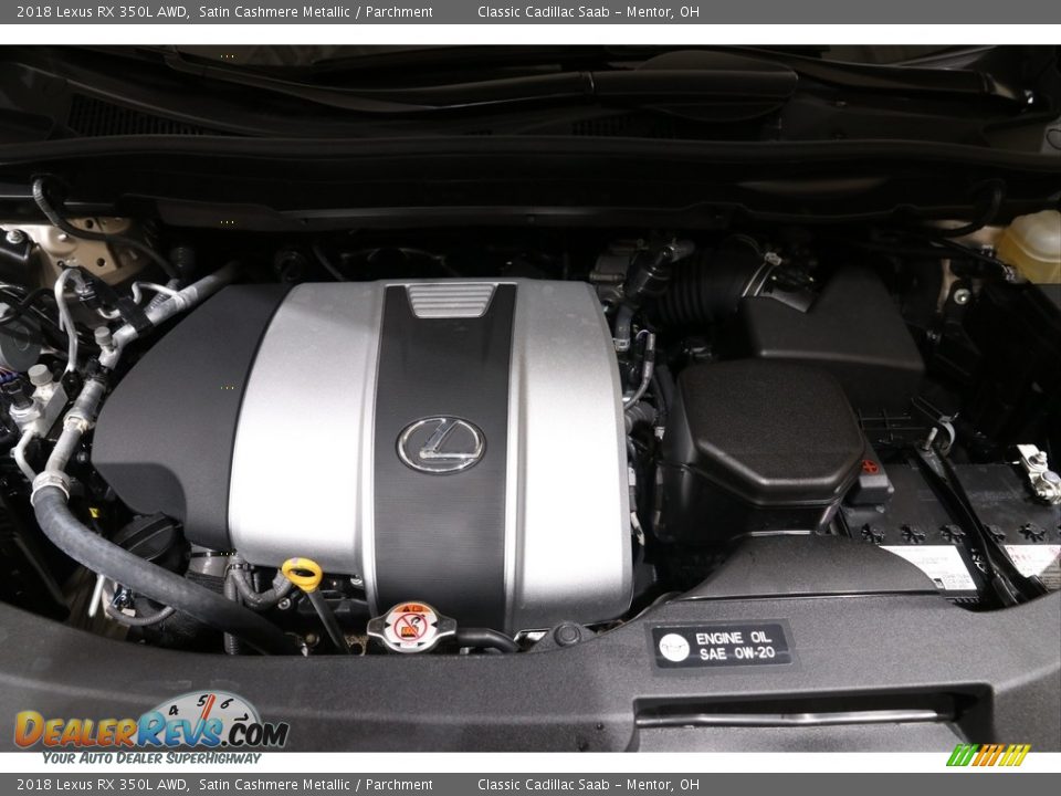 2018 Lexus RX 350L AWD Satin Cashmere Metallic / Parchment Photo #21