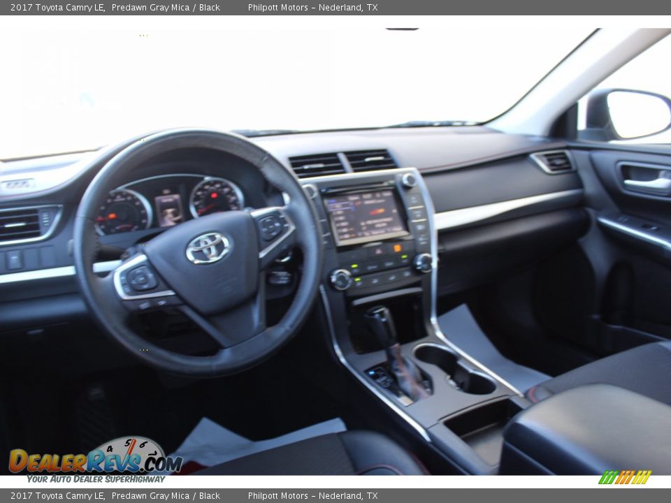 2017 Toyota Camry LE Predawn Gray Mica / Black Photo #22