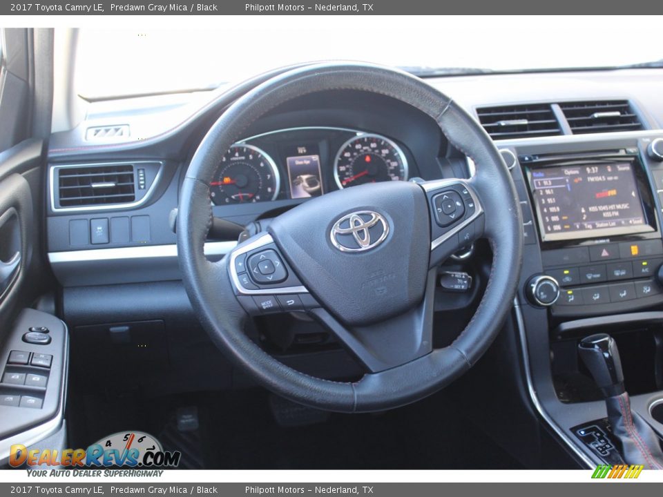 2017 Toyota Camry LE Predawn Gray Mica / Black Photo #23