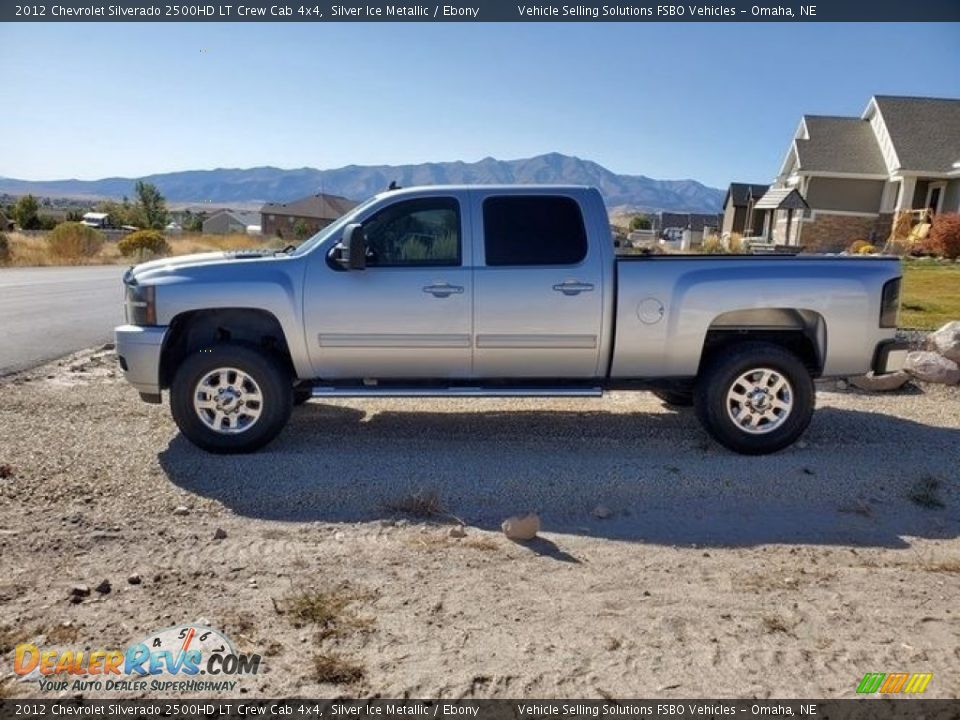 2012 Chevrolet Silverado 2500HD LT Crew Cab 4x4 Silver Ice Metallic / Ebony Photo #1