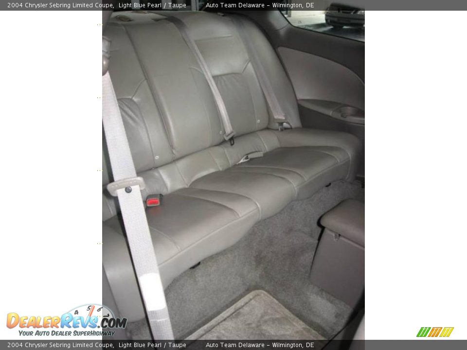 2004 Chrysler Sebring Limited Coupe Light Blue Pearl / Taupe Photo #25