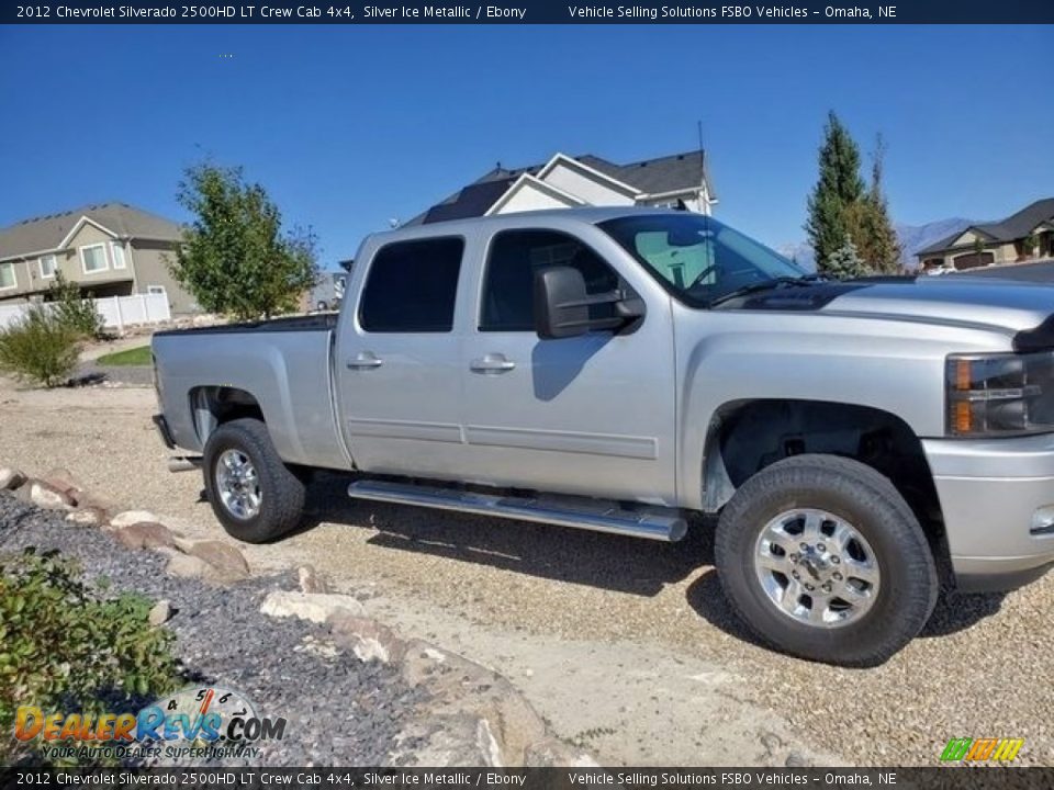 2012 Chevrolet Silverado 2500HD LT Crew Cab 4x4 Silver Ice Metallic / Ebony Photo #3