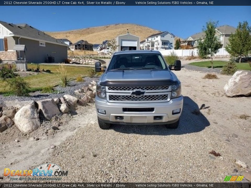 2012 Chevrolet Silverado 2500HD LT Crew Cab 4x4 Silver Ice Metallic / Ebony Photo #7