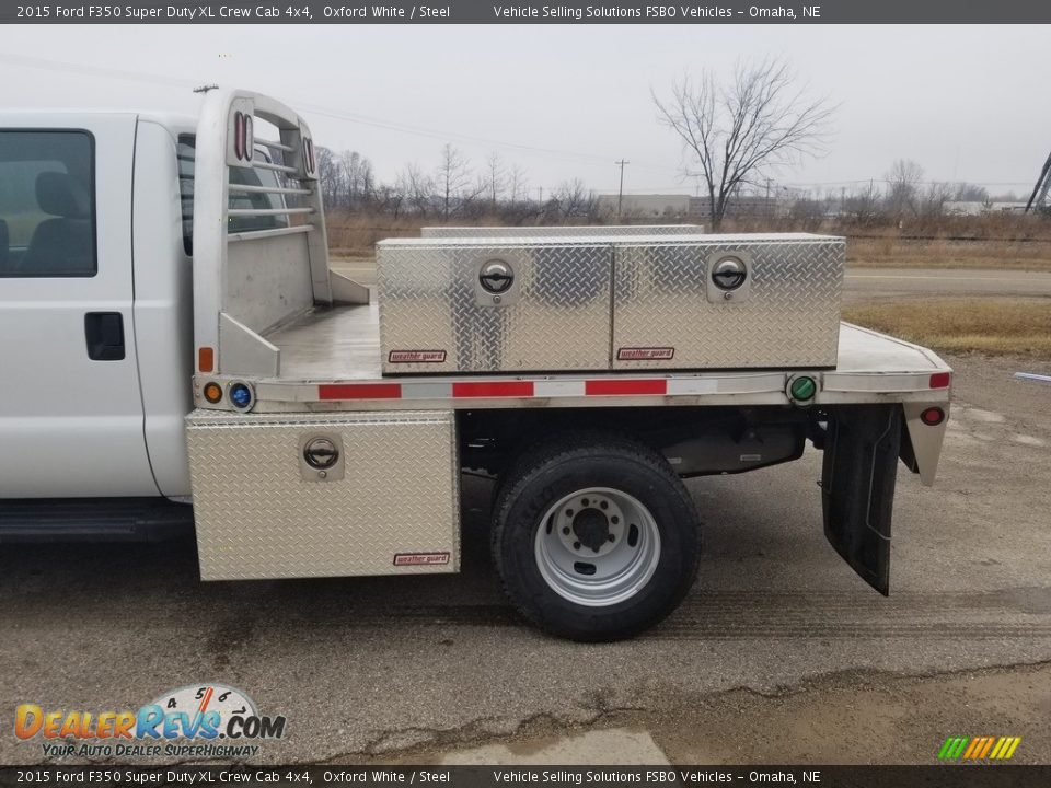 2015 Ford F350 Super Duty XL Crew Cab 4x4 Oxford White / Steel Photo #4