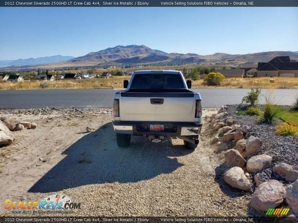 2012 Chevrolet Silverado 2500HD LT Crew Cab 4x4 Silver Ice Metallic / Ebony Photo #8