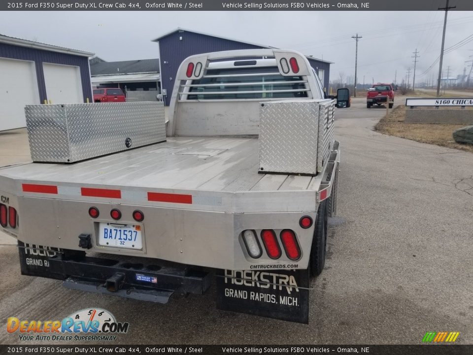 2015 Ford F350 Super Duty XL Crew Cab 4x4 Oxford White / Steel Photo #16