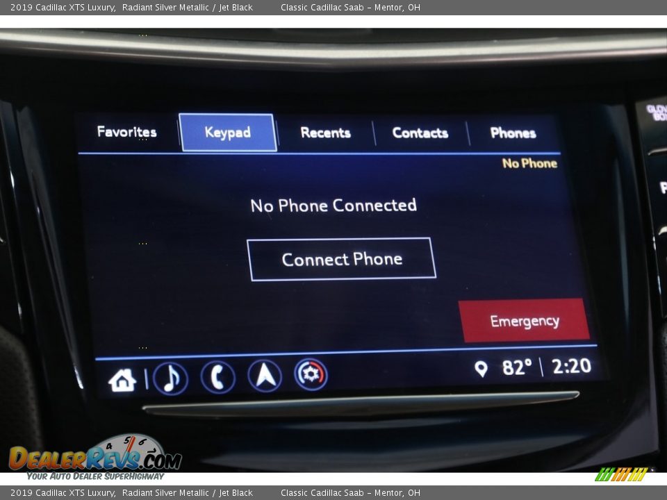 2019 Cadillac XTS Luxury Radiant Silver Metallic / Jet Black Photo #12