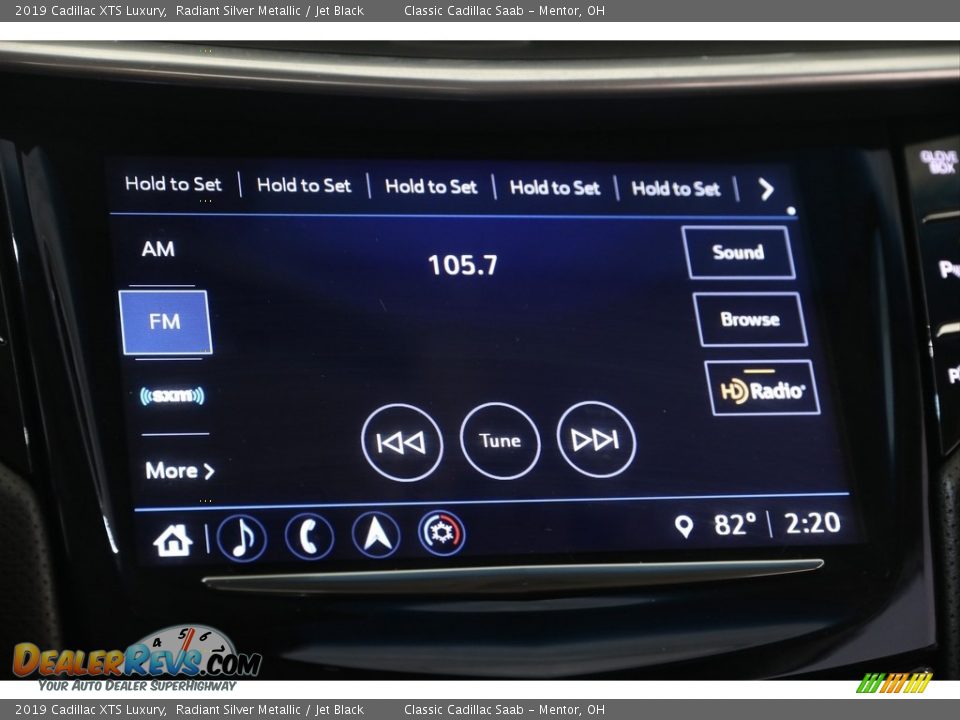 2019 Cadillac XTS Luxury Radiant Silver Metallic / Jet Black Photo #13