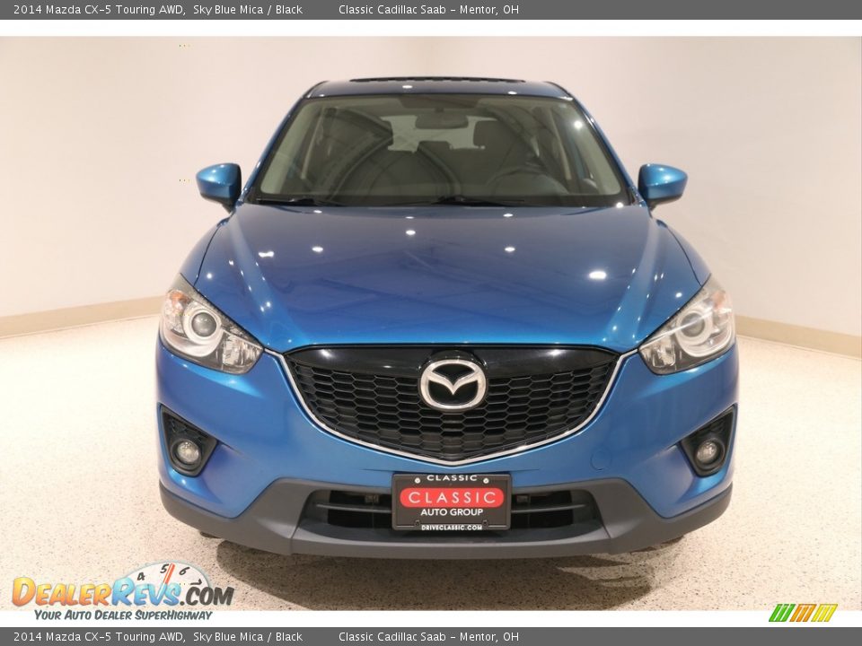 2014 Mazda CX-5 Touring AWD Sky Blue Mica / Black Photo #2