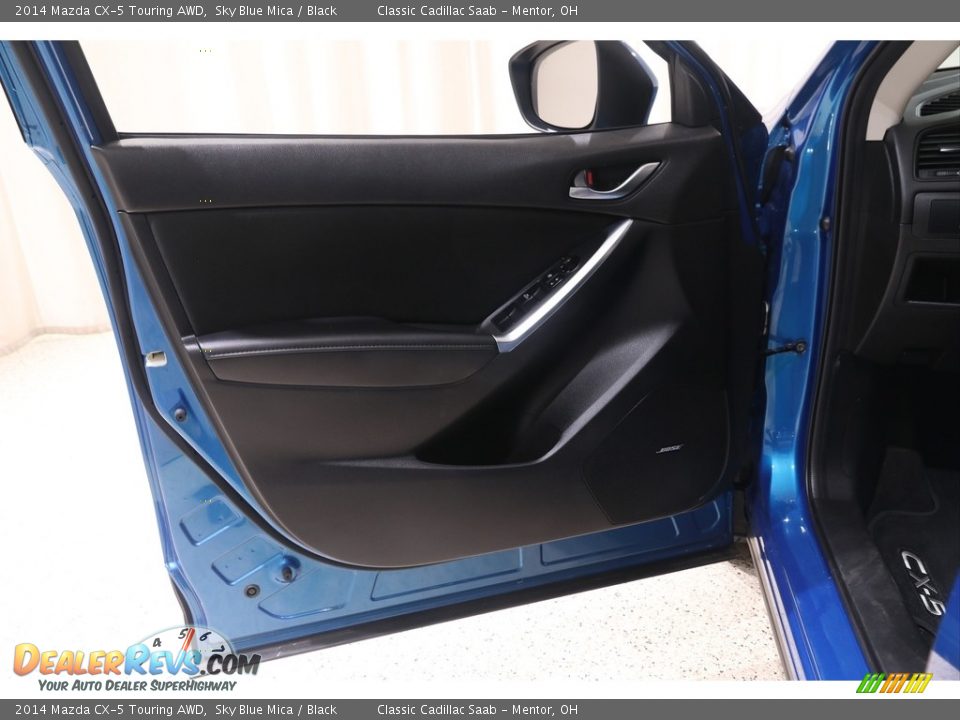 2014 Mazda CX-5 Touring AWD Sky Blue Mica / Black Photo #4