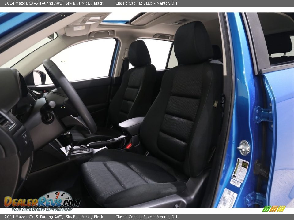 2014 Mazda CX-5 Touring AWD Sky Blue Mica / Black Photo #5
