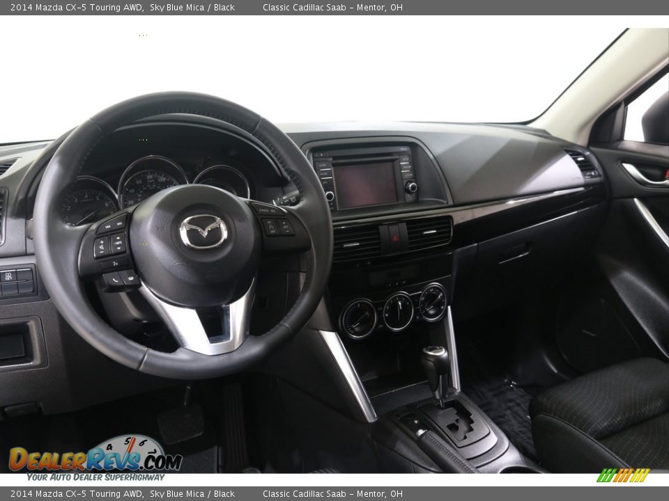 2014 Mazda CX-5 Touring AWD Sky Blue Mica / Black Photo #6