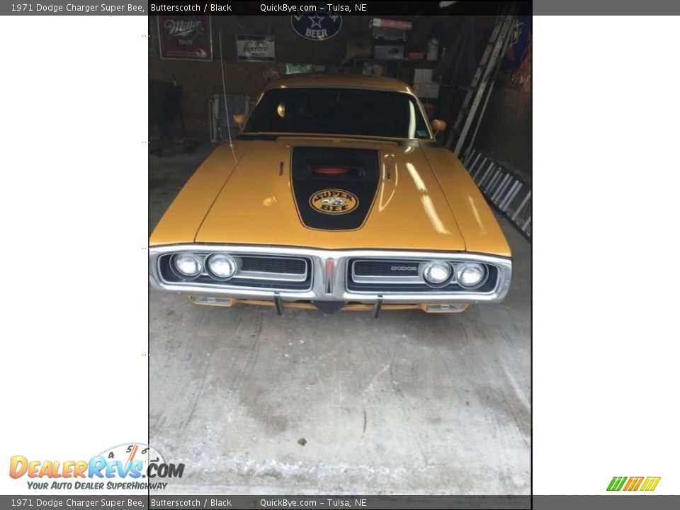 1971 Dodge Charger Super Bee Butterscotch / Black Photo #2