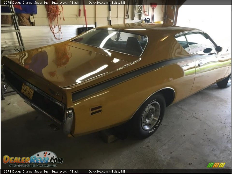 1971 Dodge Charger Super Bee Butterscotch / Black Photo #4