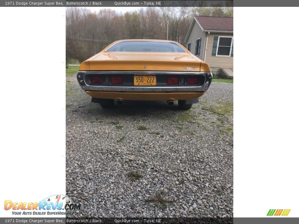 1971 Dodge Charger Super Bee Butterscotch / Black Photo #5