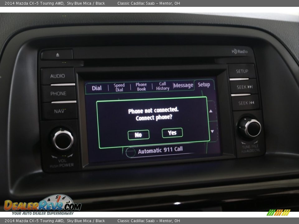 2014 Mazda CX-5 Touring AWD Sky Blue Mica / Black Photo #11