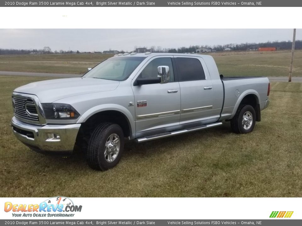 Front 3/4 View of 2010 Dodge Ram 3500 Laramie Mega Cab 4x4 Photo #1