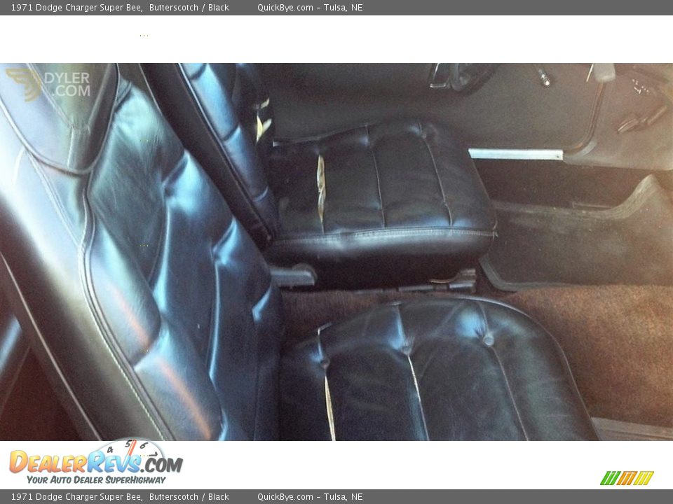 1971 Dodge Charger Super Bee Butterscotch / Black Photo #8