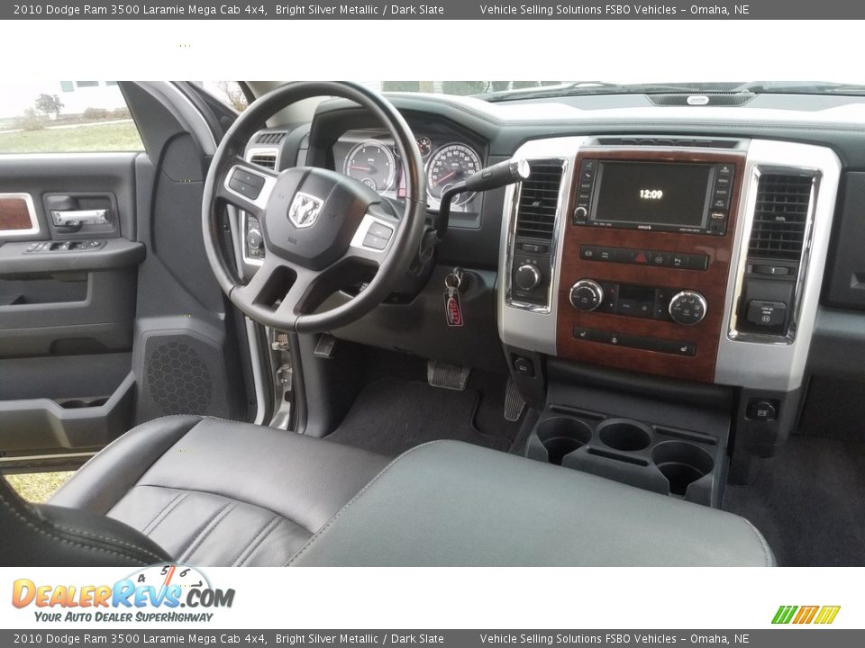 Dashboard of 2010 Dodge Ram 3500 Laramie Mega Cab 4x4 Photo #3