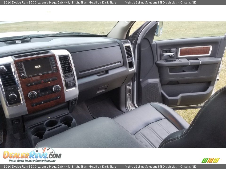 Front Seat of 2010 Dodge Ram 3500 Laramie Mega Cab 4x4 Photo #4