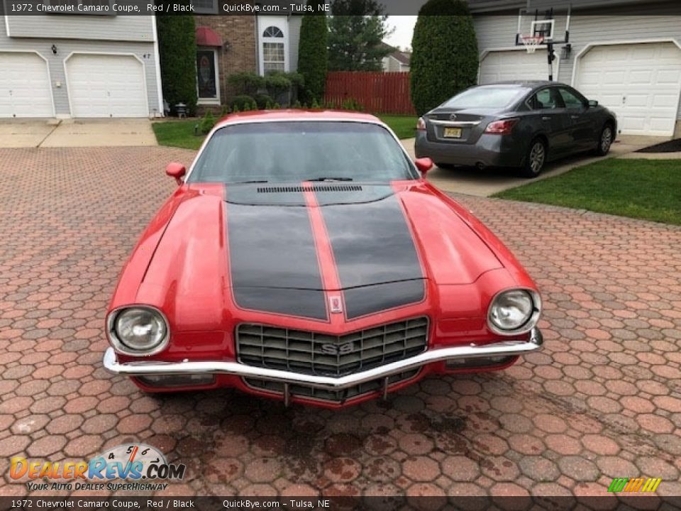 1972 Chevrolet Camaro Coupe Red / Black Photo #2