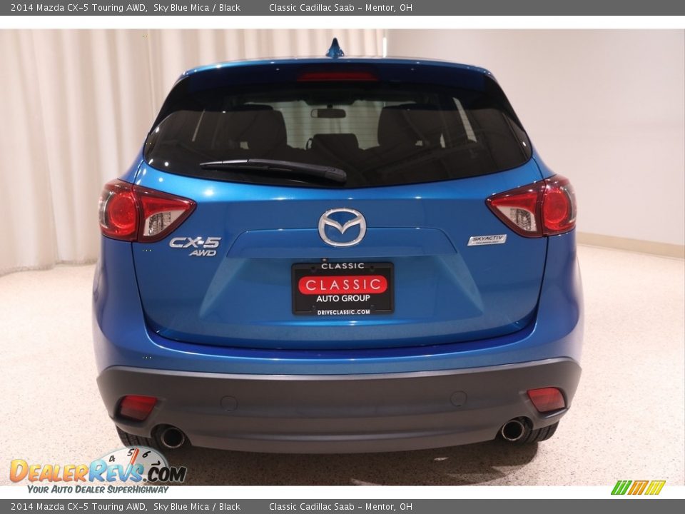 2014 Mazda CX-5 Touring AWD Sky Blue Mica / Black Photo #18
