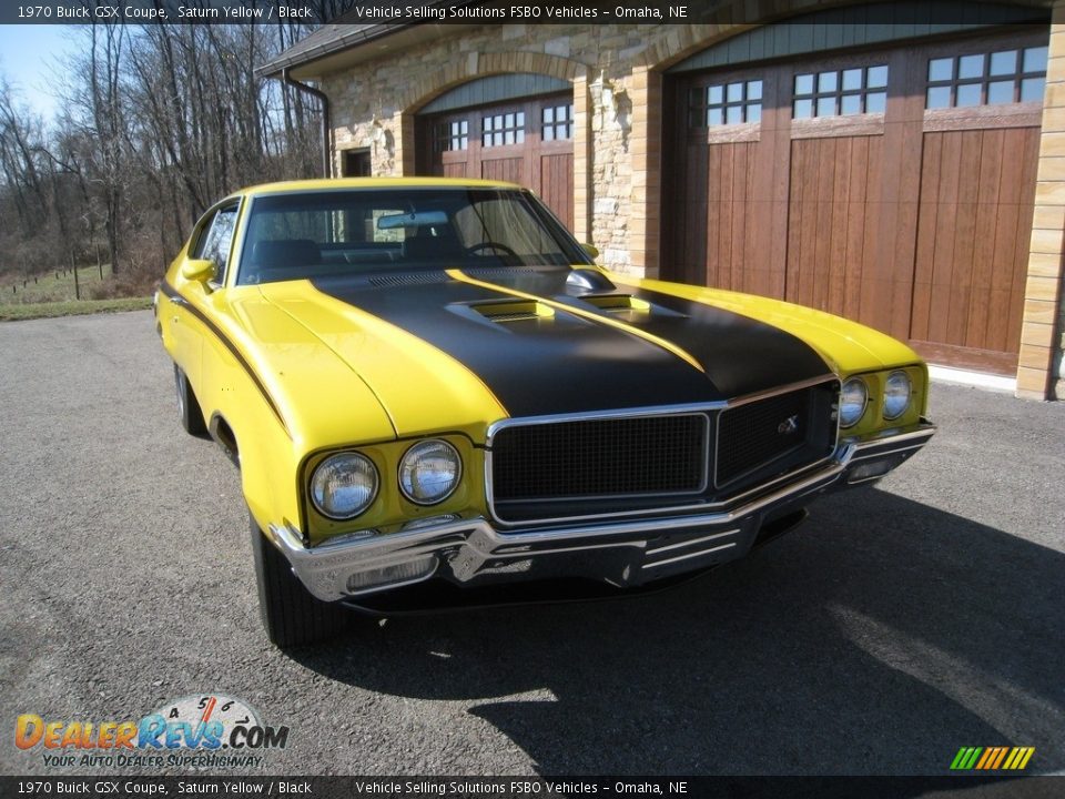 1970 Buick GSX Coupe Saturn Yellow / Black Photo #1