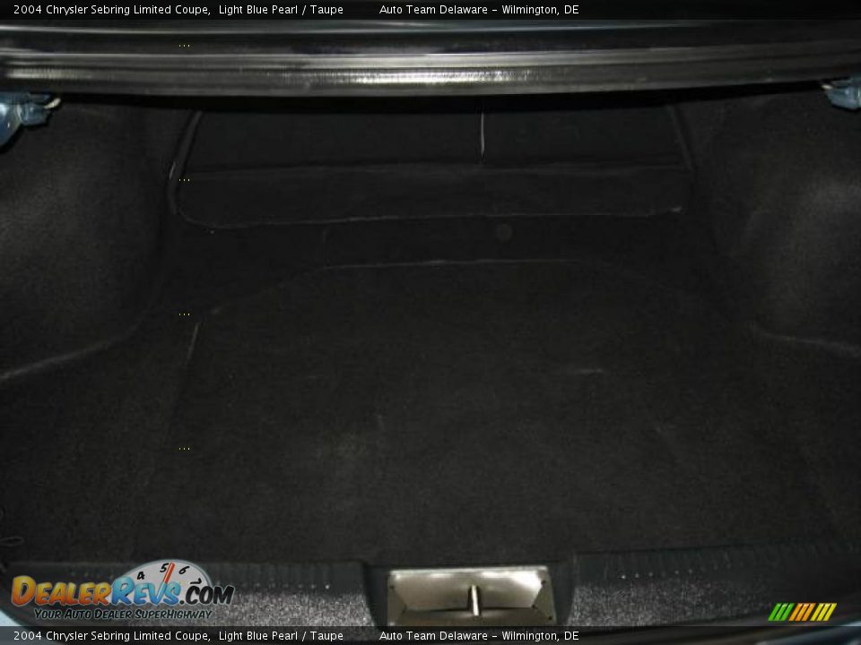 2004 Chrysler Sebring Limited Coupe Light Blue Pearl / Taupe Photo #34