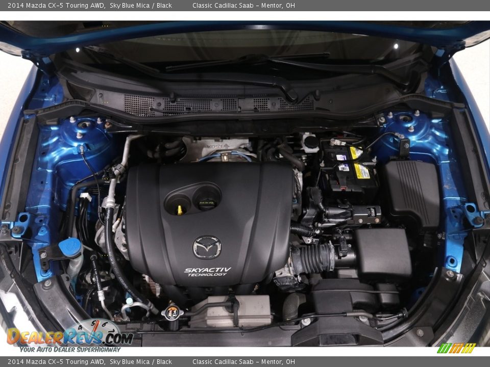 2014 Mazda CX-5 Touring AWD Sky Blue Mica / Black Photo #19