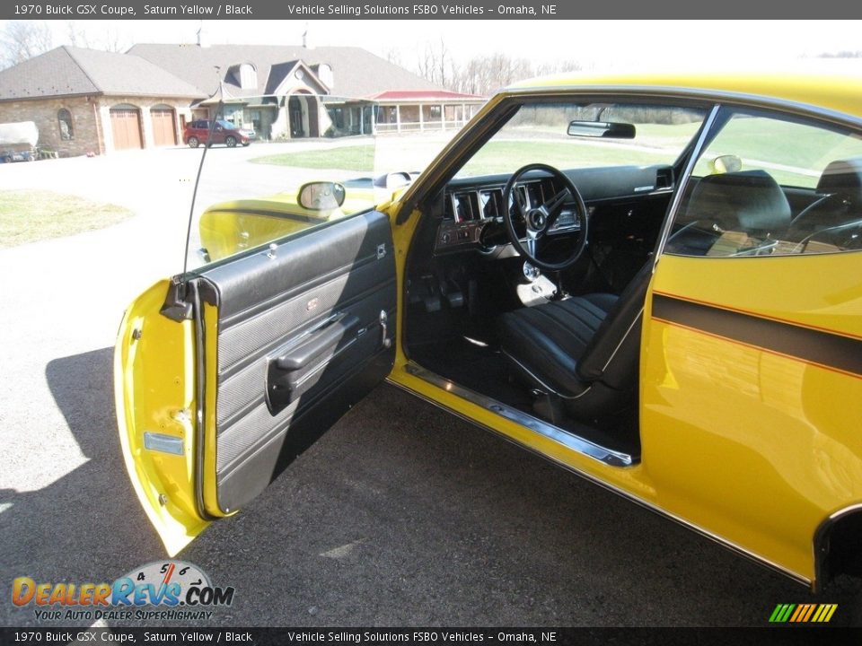 1970 Buick GSX Coupe Saturn Yellow / Black Photo #2