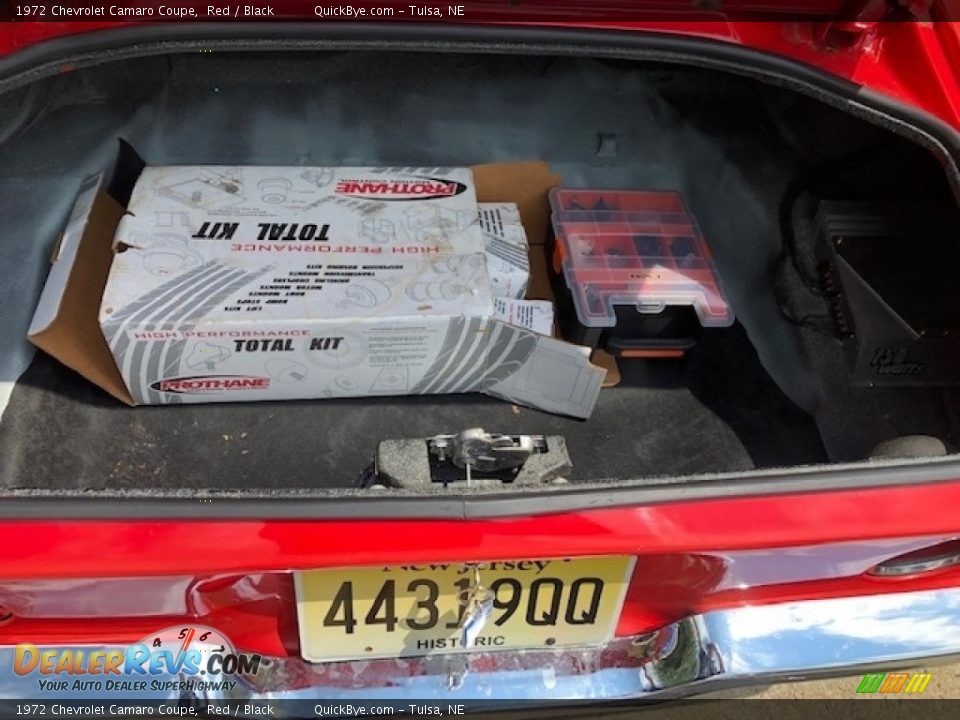 1972 Chevrolet Camaro Coupe Red / Black Photo #8