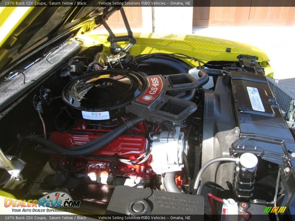 1970 Buick GSX Coupe 455 cid OHV16-Valve V8 Engine Photo #4