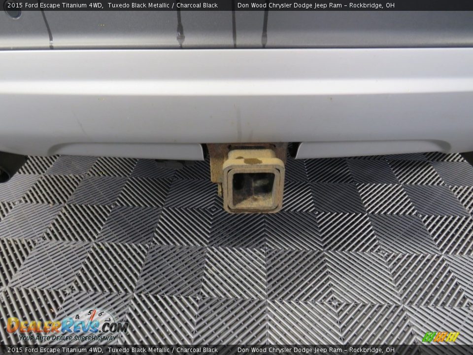 2015 Ford Escape Titanium 4WD Tuxedo Black Metallic / Charcoal Black Photo #12