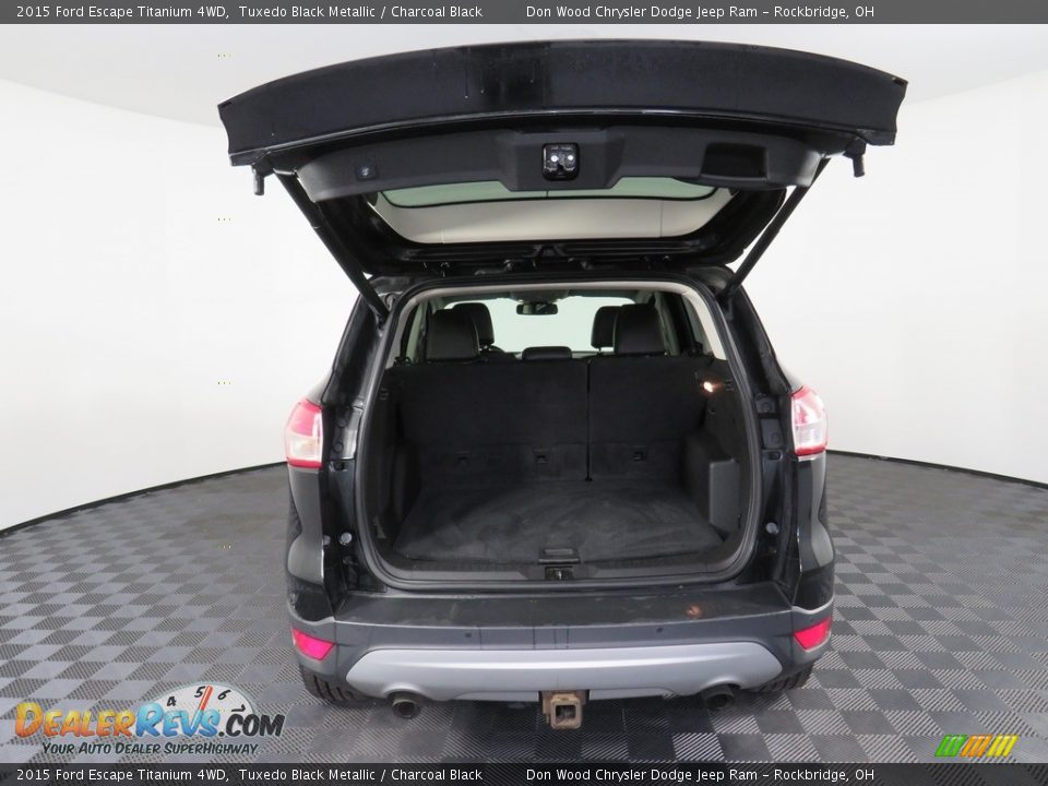 2015 Ford Escape Titanium 4WD Tuxedo Black Metallic / Charcoal Black Photo #13