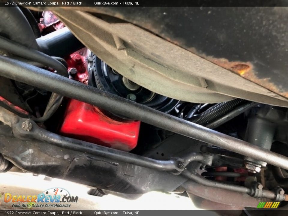 1972 Chevrolet Camaro Coupe Red / Black Photo #13