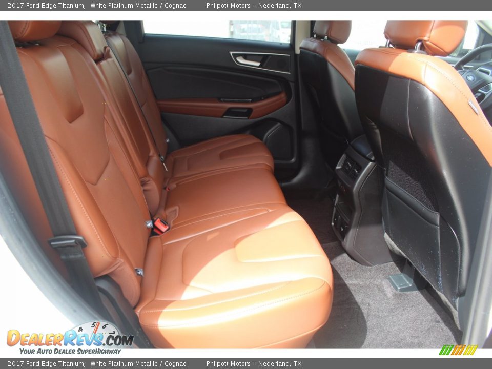 Rear Seat of 2017 Ford Edge Titanium Photo #30