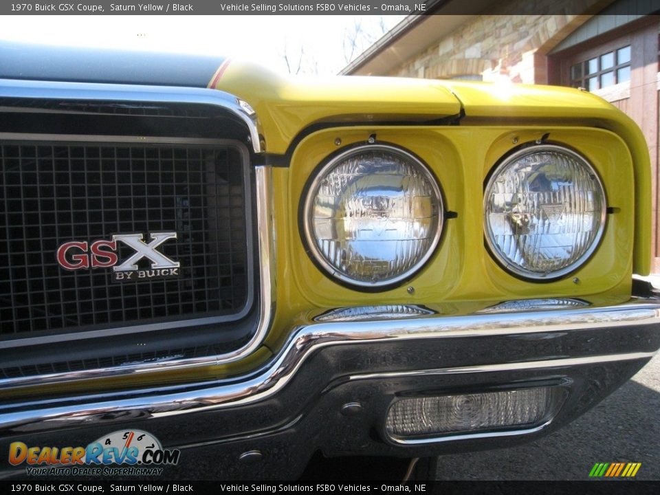 1970 Buick GSX Coupe Saturn Yellow / Black Photo #10