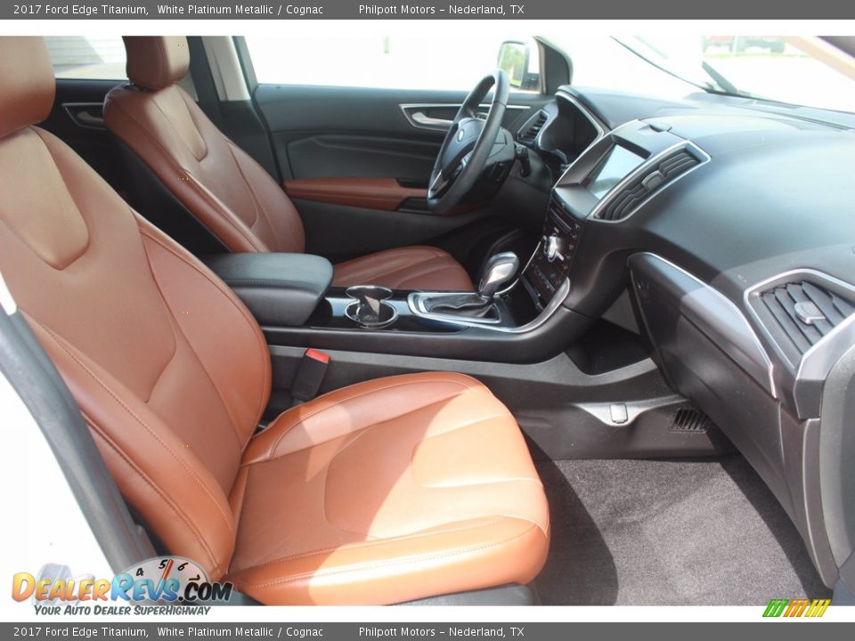 Front Seat of 2017 Ford Edge Titanium Photo #32