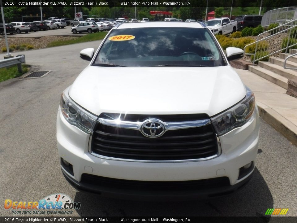 2016 Toyota Highlander XLE AWD Blizzard Pearl / Black Photo #8