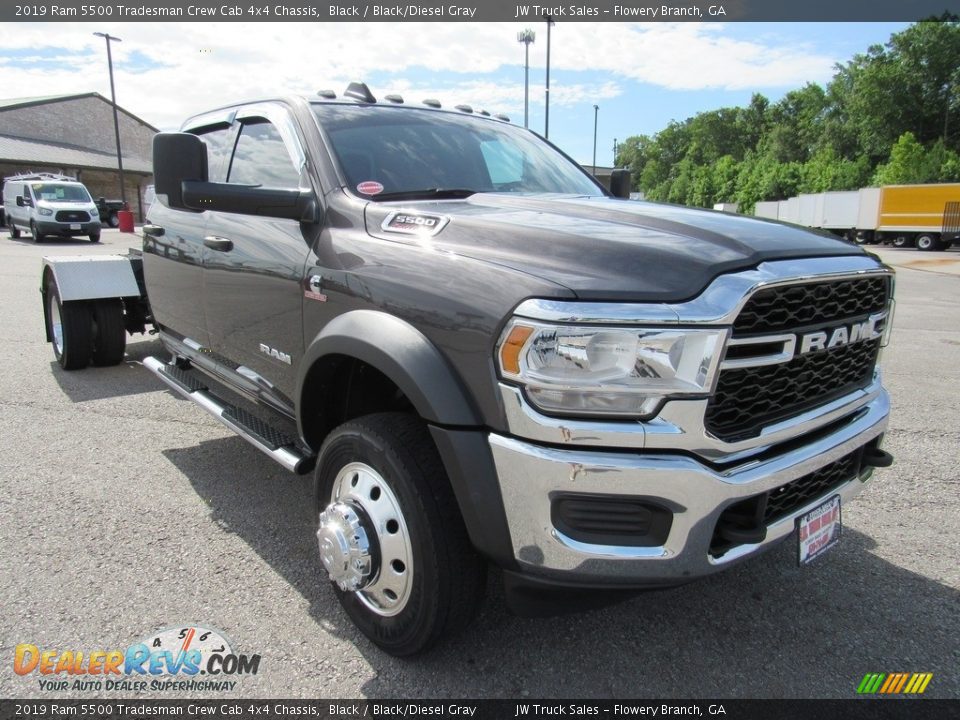 2019 Ram 5500 Tradesman Crew Cab 4x4 Chassis Black / Black/Diesel Gray Photo #7