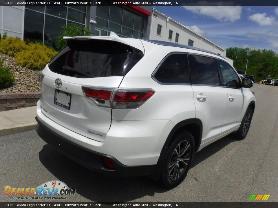 2016 Toyota Highlander XLE AWD Blizzard Pearl / Black Photo #12